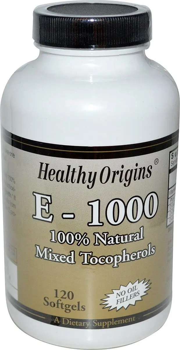 Healthy Origins E-1000 120 Softgels