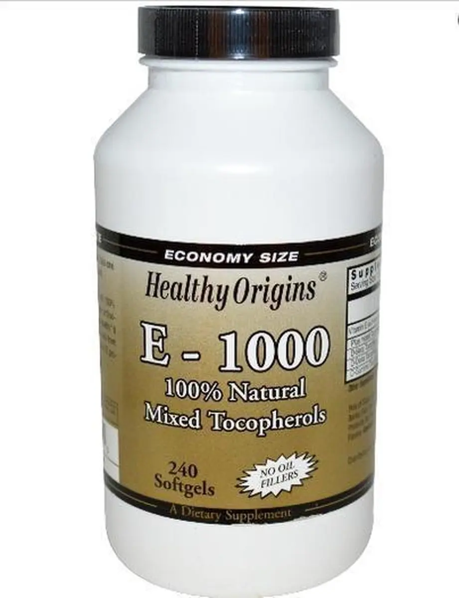 Healthy Origins Vitamine E-1000 240 Softgels