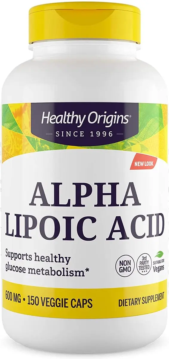Healthy Origins Alfa Liponzuur 600mg