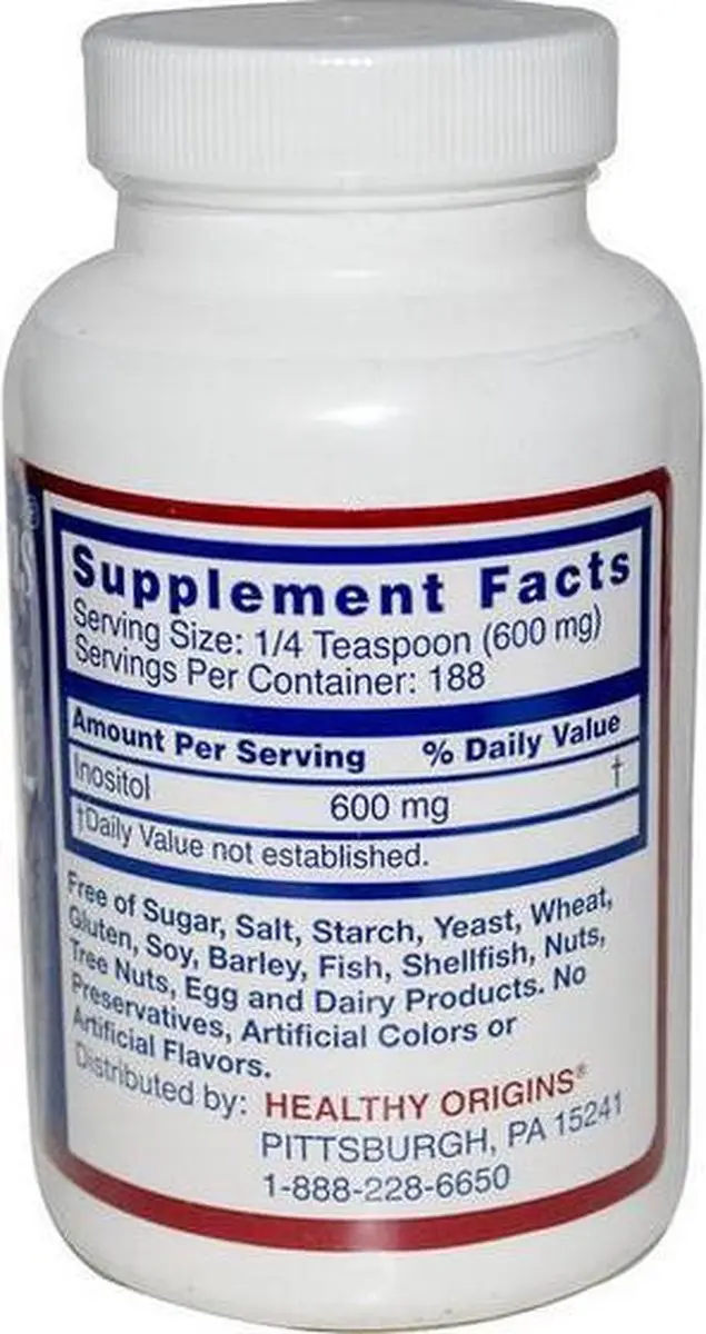 Healthy Origins Inositol Poeder 113g