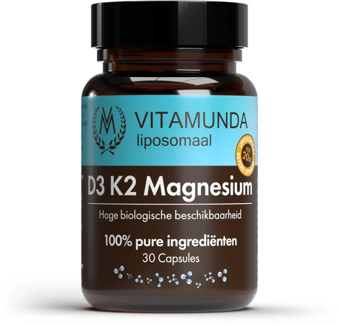 Vitamunda Vegan D3 K2 Magnesium Family Pack 3+1