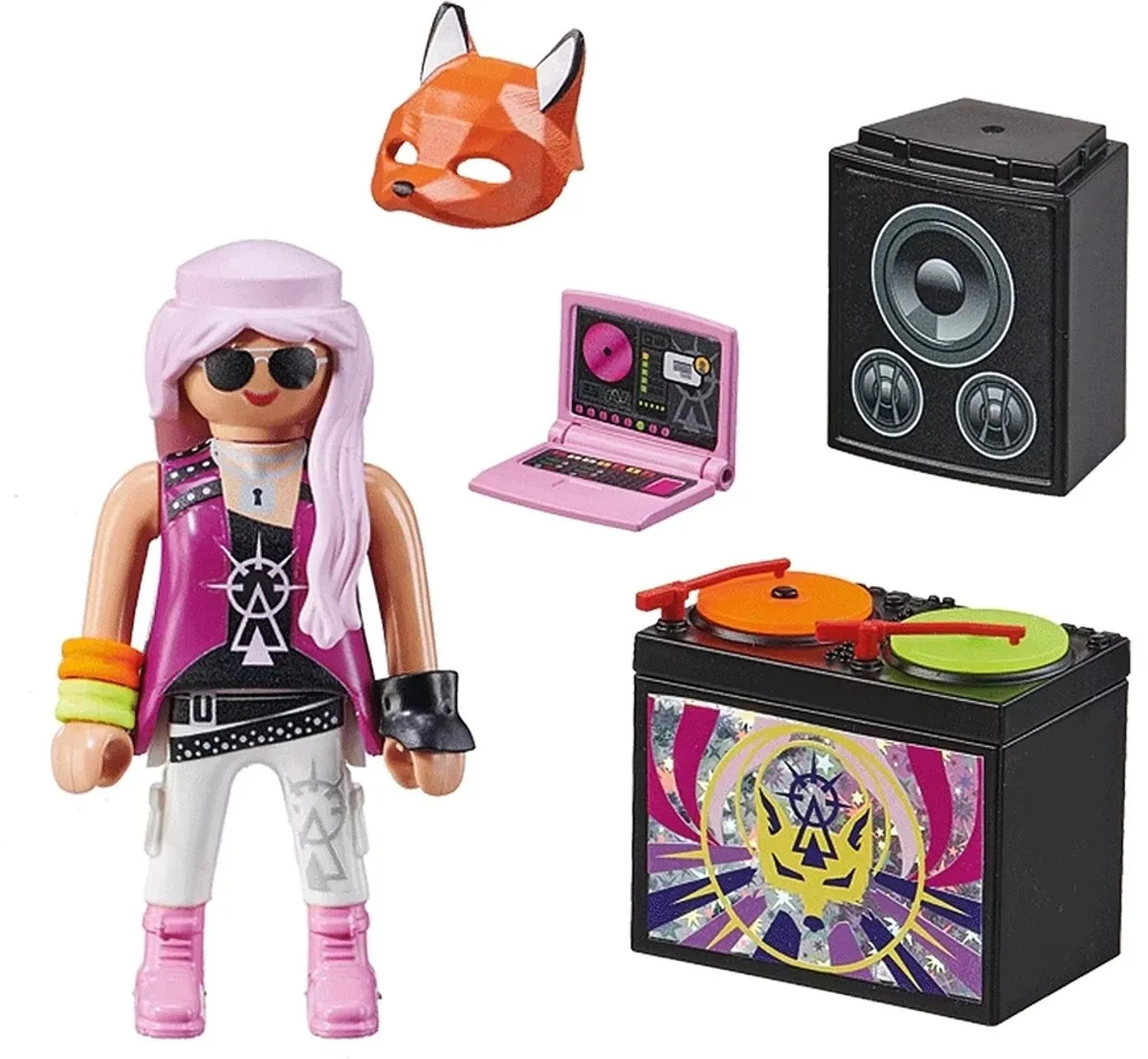 Playmobil Special Plus DJ met draaitafel 70882 - Multicolor
