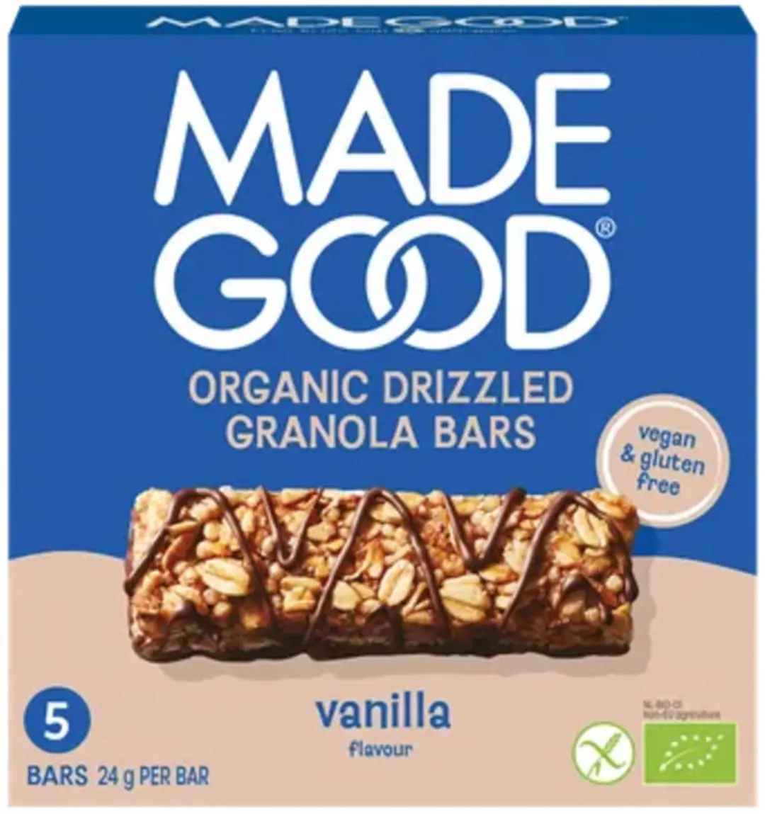 MadeGood Granola Repen Chocolade Vanille