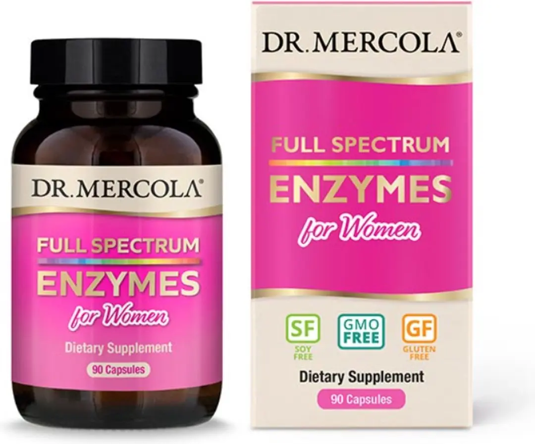 Dr. Mercola Full Spectrum Enzymes Women 90 Capsules