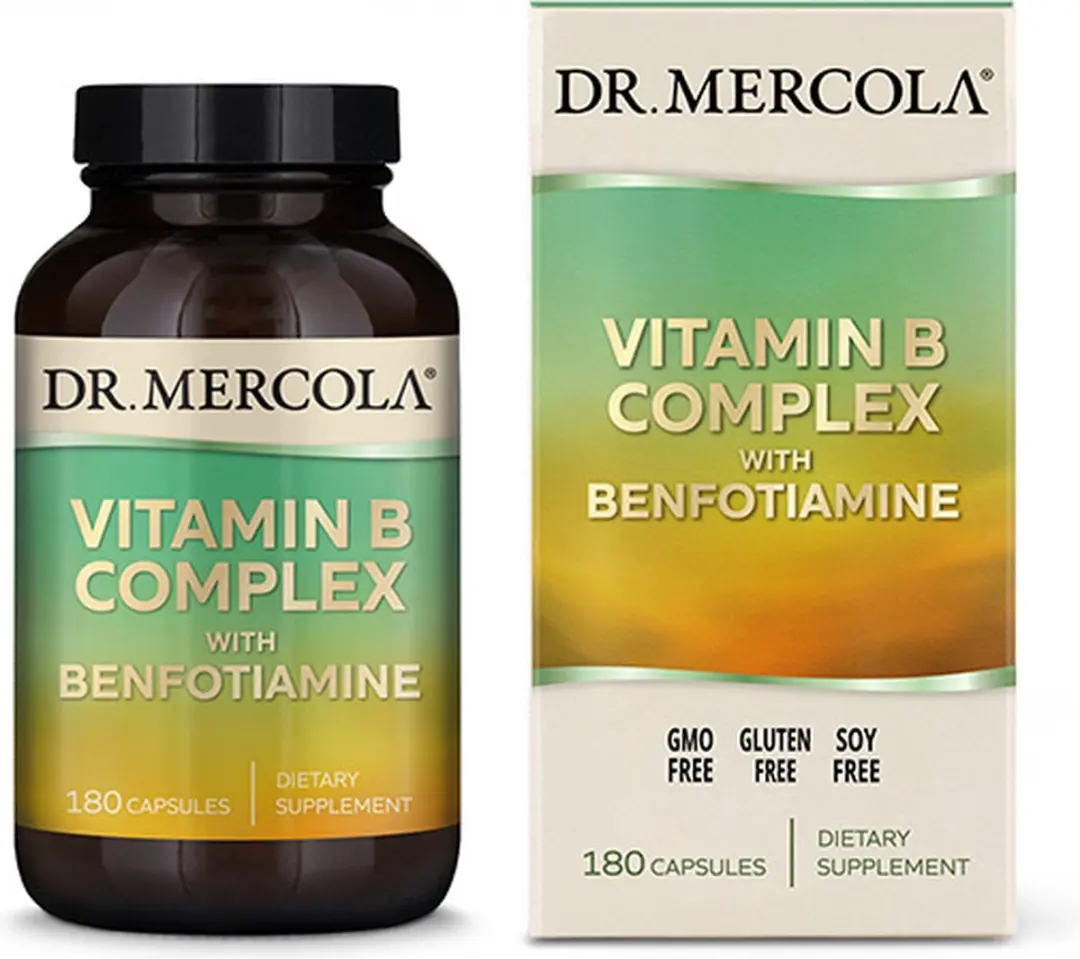 Dr. Mercola Vitamin B Complex met Benfotiamine