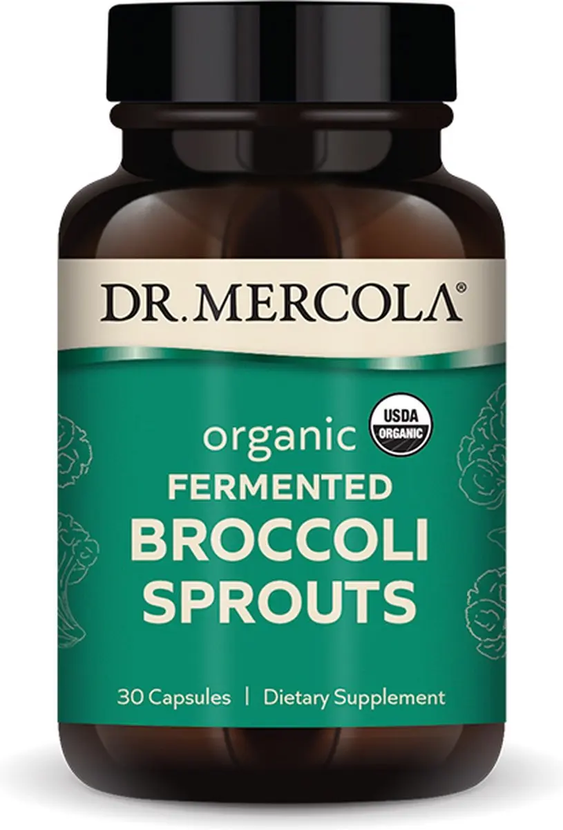 Dr. Mercola Organic Fermented Broccoli Sprouts 30 Capsules