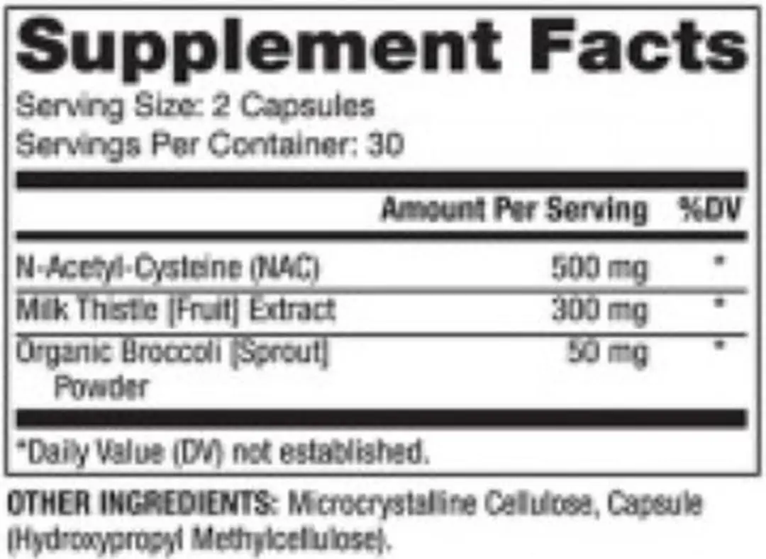 Dr. Mercola NAC met Mariadistel 60 Capsules