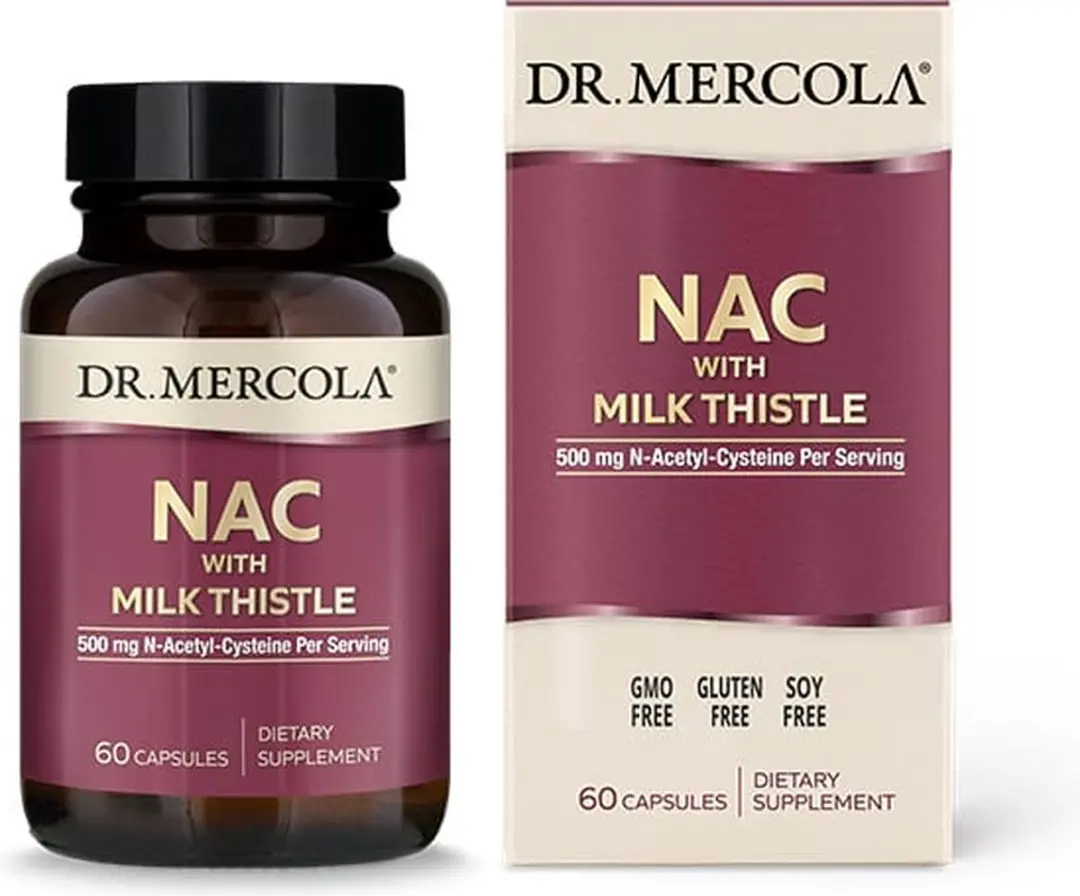 Dr. Mercola NAC met Mariadistel 60 Capsules