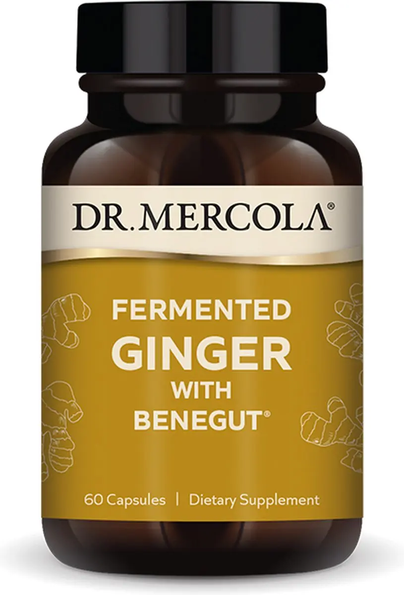 Dr. Mercola Fermented Ginger Benegut 60 Capsules