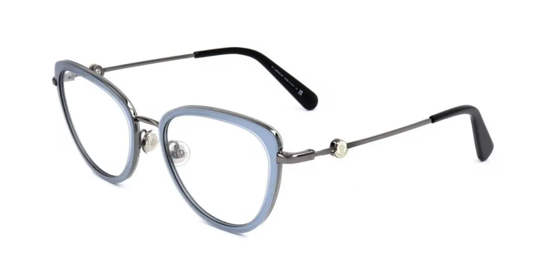 Moncler ML5148 Shiny dark ruthenium 52/19/140 WOMAN Brilmonturen