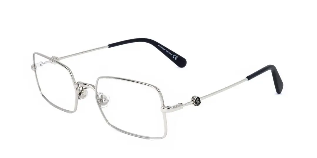 Moncler ML5127 Shiny palladium 55/20/145 MAN Brilmonturen