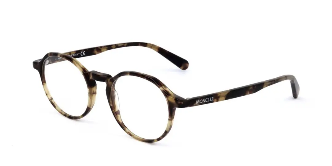 Moncler ML5120 Blonde havana 47/19/150 MAN Brilmonturen