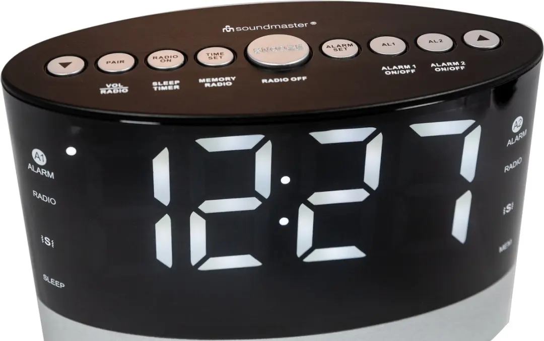 Soundmaster UR580SW Digitale Wekkerradio - Trilfunctie Zwart