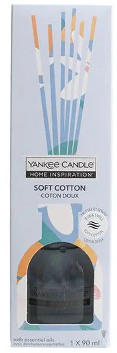 Yankee Candle Geurstokjes Zacht Katoen 90ml