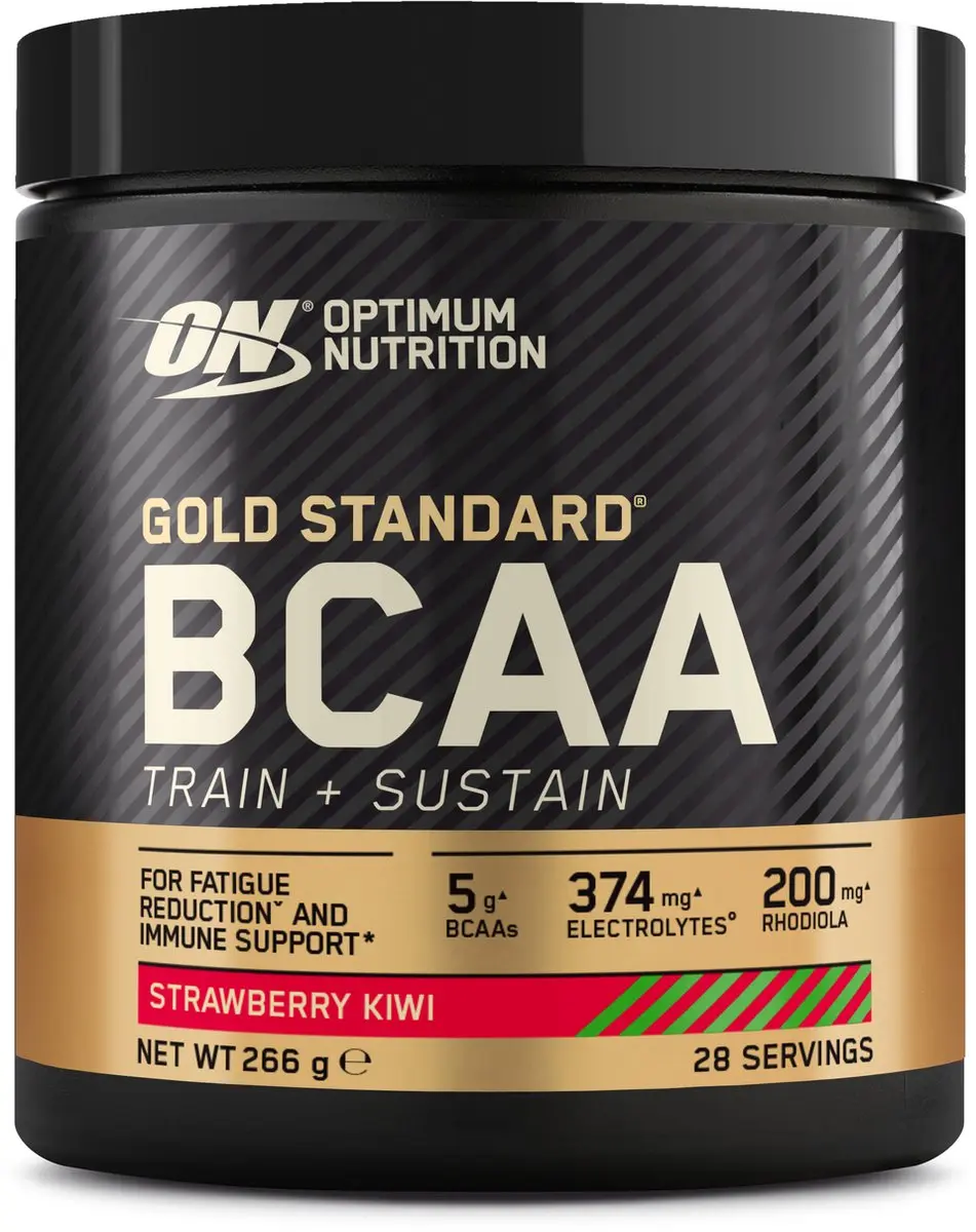 Optimum Nutrition Gold Standard BCAA Train + Sustain (266g) Strawberry Kiwi