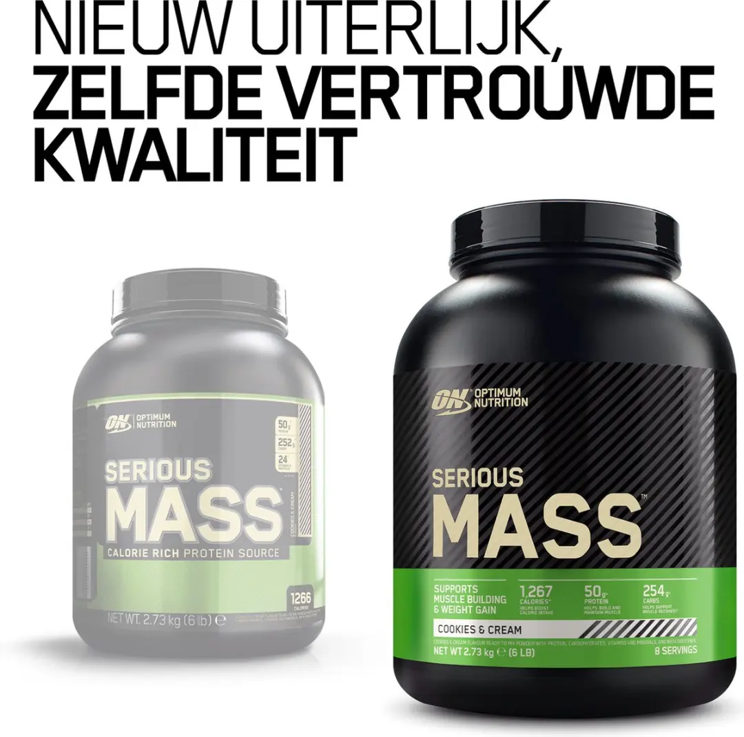 Optimum Nutrition Serious Mass Mass Gainer 2727g - Cookies & Cream