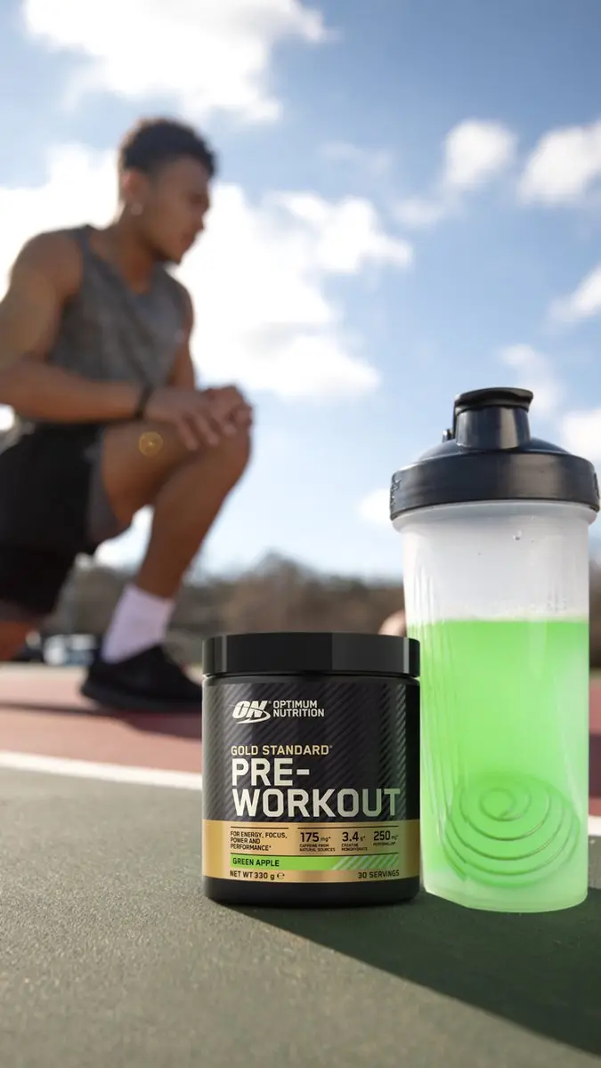 Optimum Nutrition Gold Standard Pre-Workout Green Apple 330g - afbeelding 6 van 6