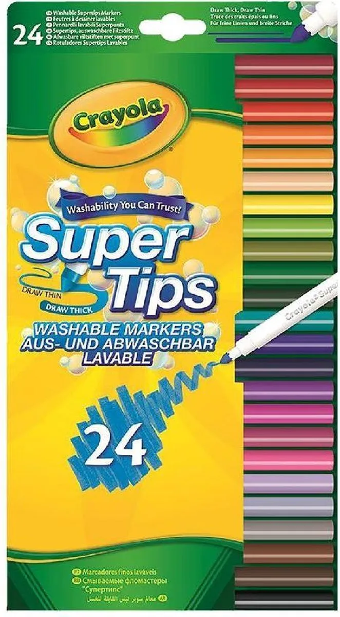 Crayola Stiften Superpunt 24st.