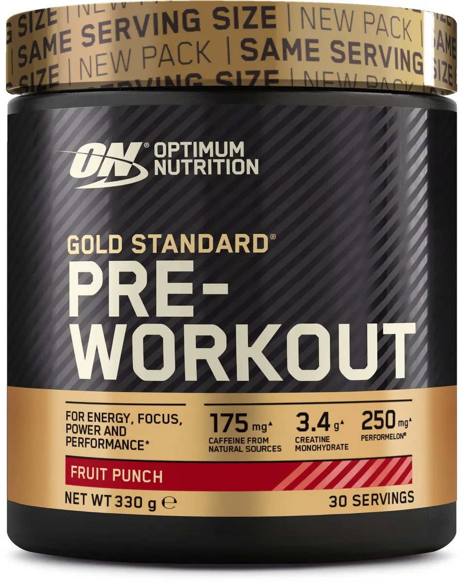 Optimum Nutrition Gold Standard Pre-Workout Fruit Punch 330g