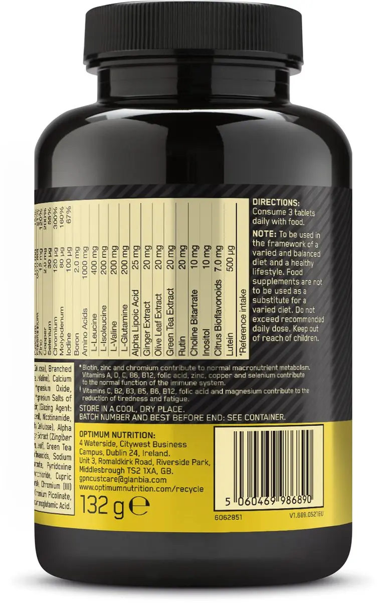 Optimum Nutrition Opti-Men Multivitamine 90 Capsules