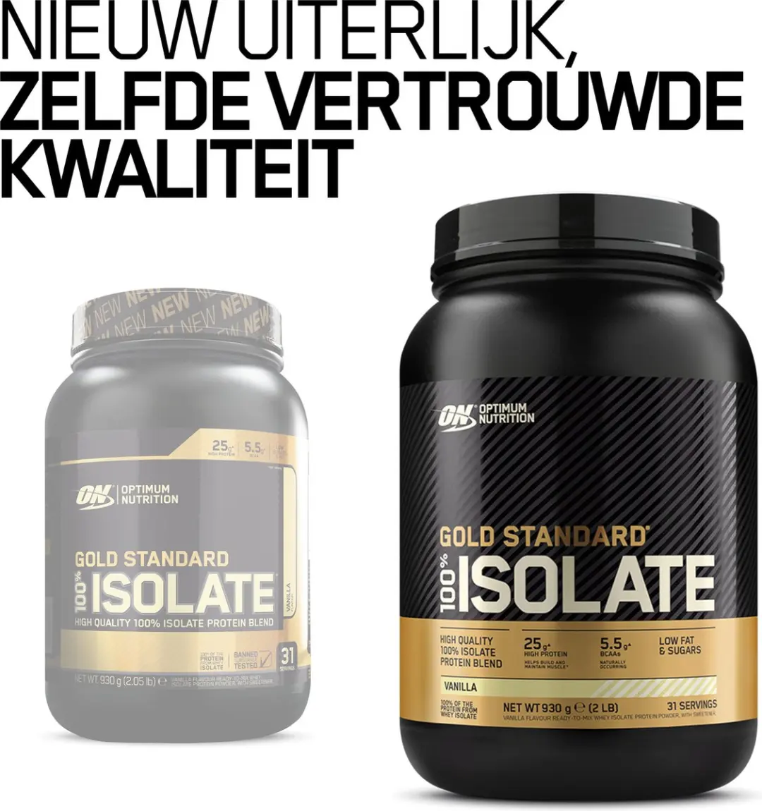 Optimum Nutrition Gold Standard 100% Isolate Vanilla - 930g