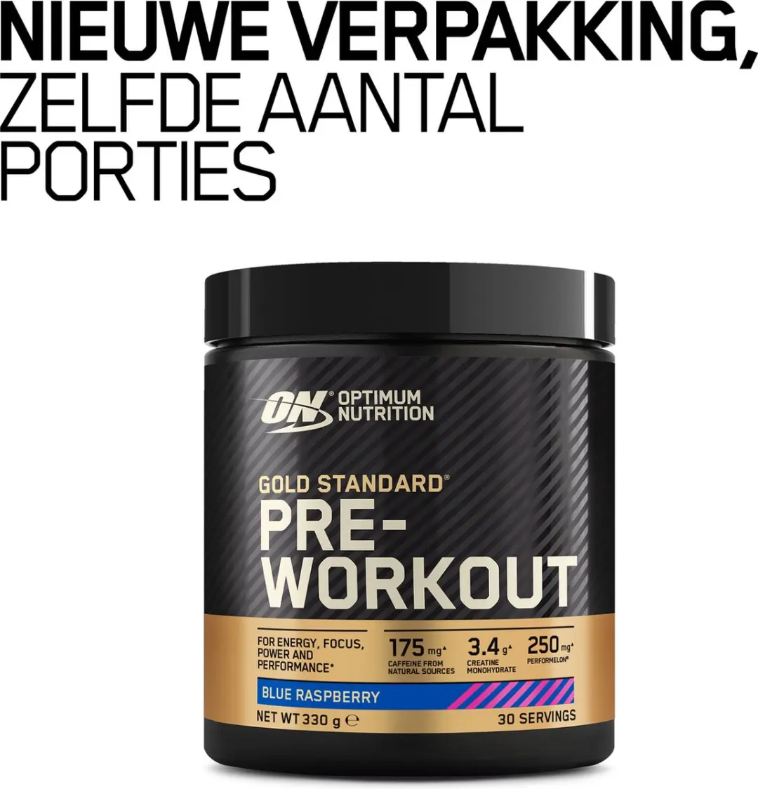 Optimum Nutrition Gold Standard Pre-Workout Blue Raspberry 330g