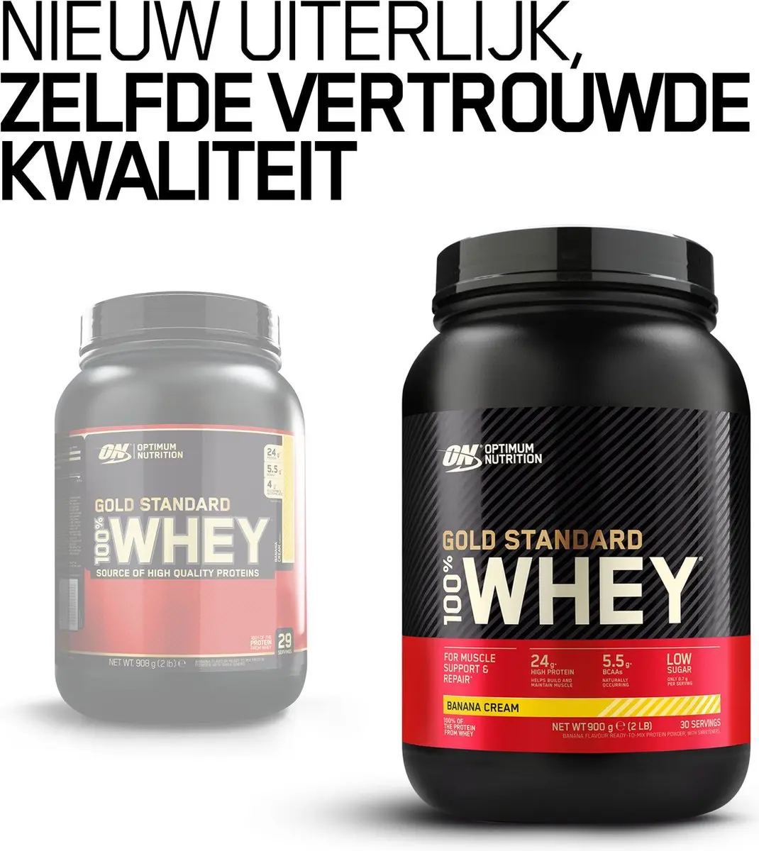 Optimum Nutrition Gold Standard 100% Whey Protein - Banana Cream 908g