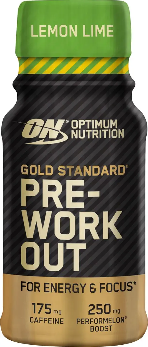 Optimum Nutrition Gold Standard Pre-Workout Shots 12x60ml - Lemon Lime - afbeelding 5 van 6
