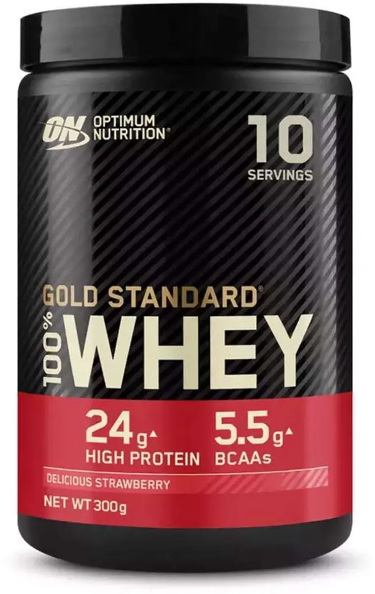 Optimum Nutrition Gold Standard 100% Whey Protein - Aardbei 300g - afbeelding 6 van 6