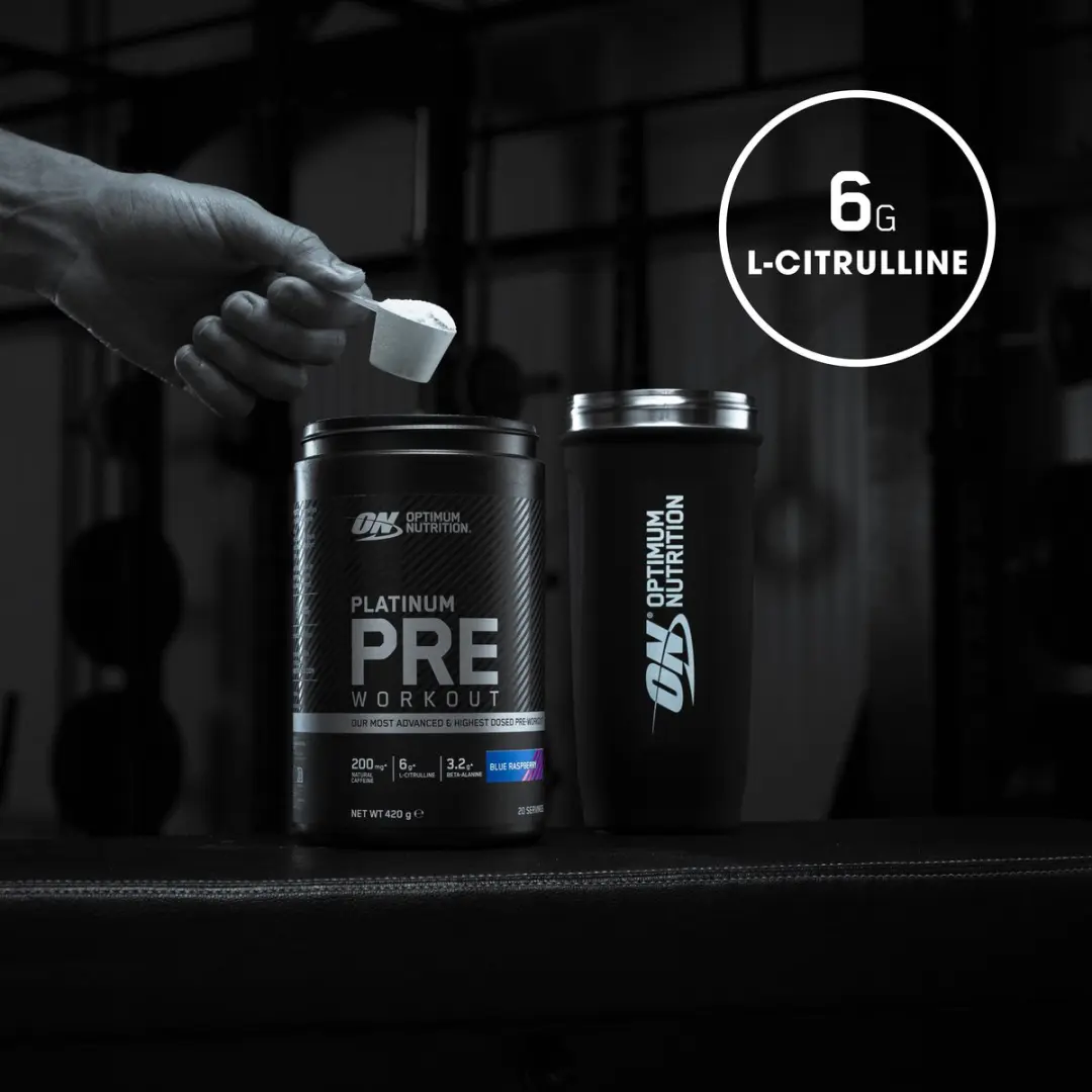 Optimum Nutrition Platinum Pre-Workout Tropisch 420g - 20 Doses - afbeelding 4 van 6