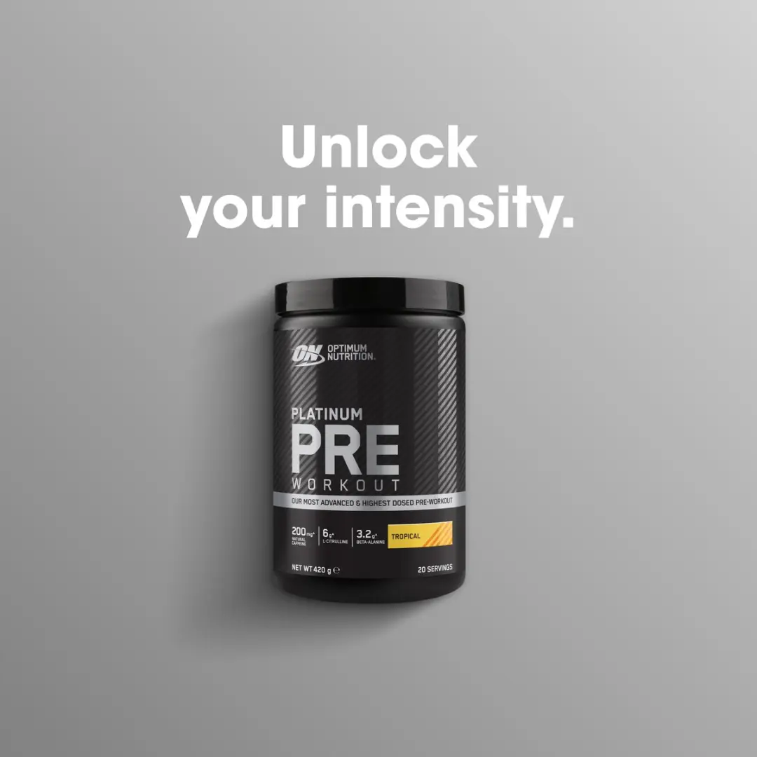 Optimum Nutrition Platinum Pre-Workout Tropisch 420g - 20 Doses - afbeelding 3 van 6