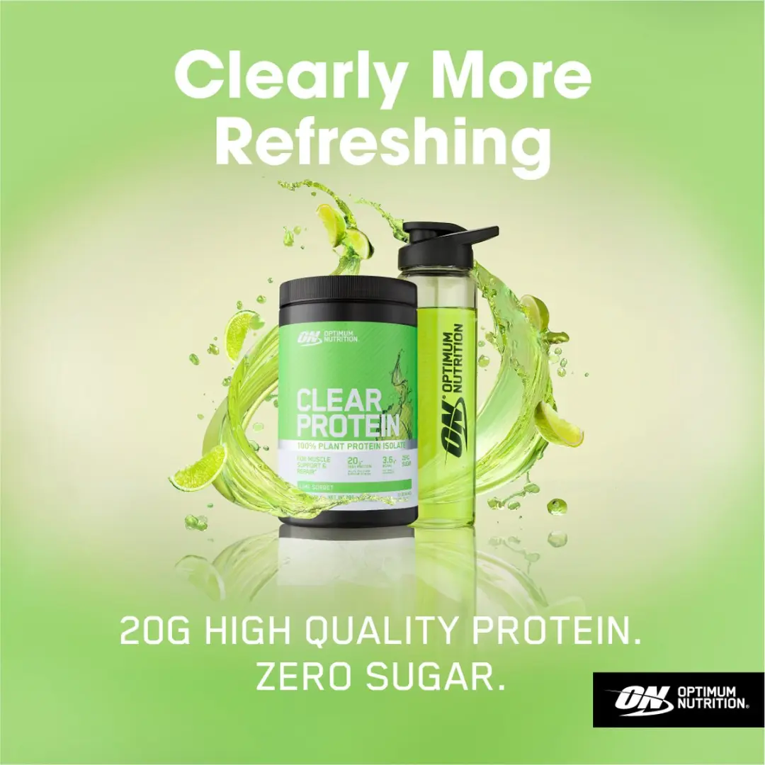 Optimum Nutrition Clear Protein Lime Sorbet - Vegan Poeder 280g