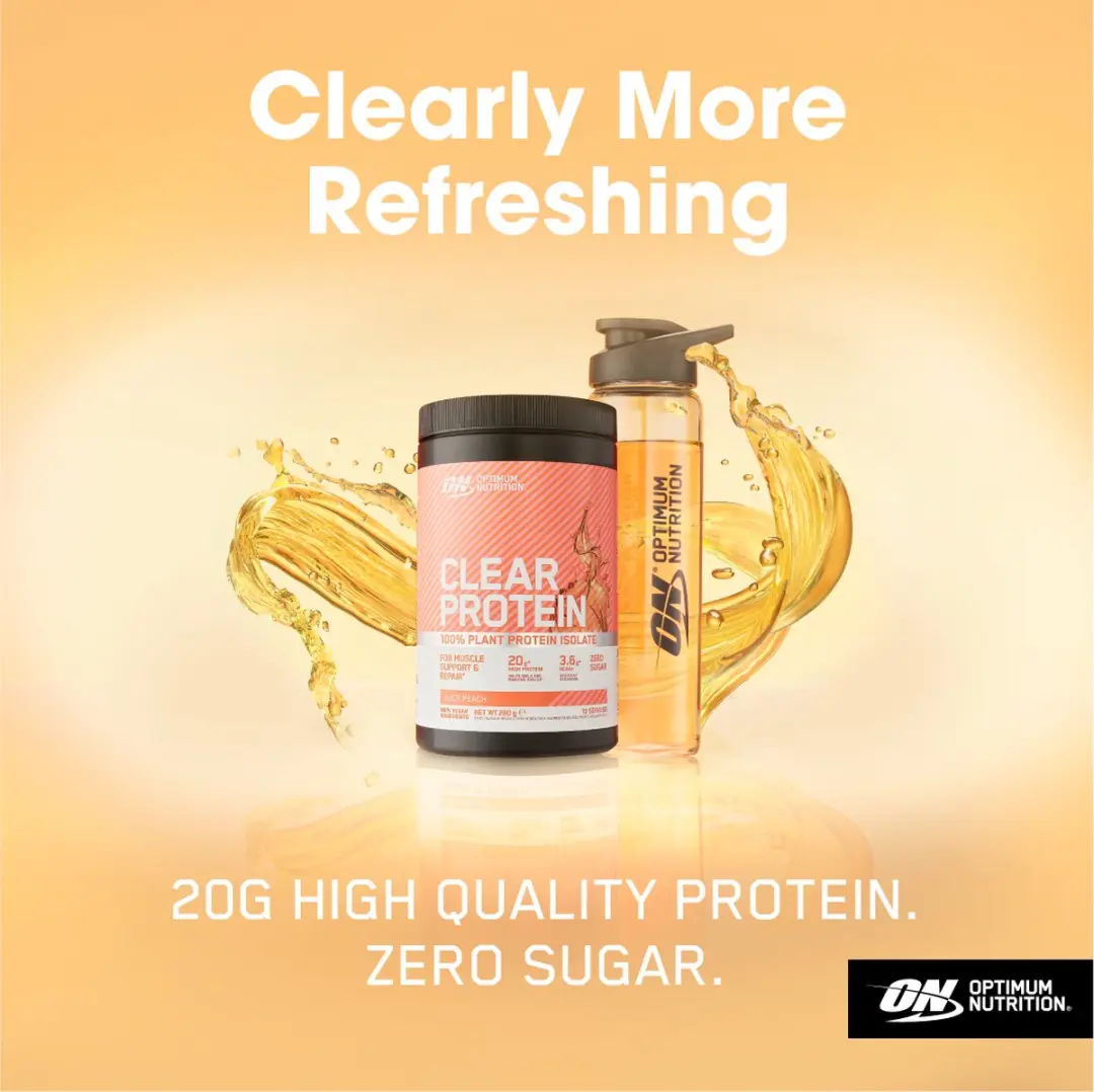 Optimum Nutrition Clear Protein Juicy Peach Vegan Poeder - 280g