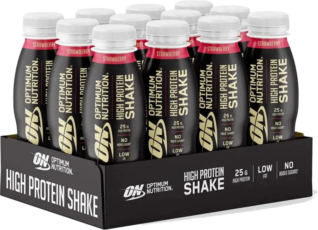 Optimum Nutrition High Protein Shake Aardbei 330ml