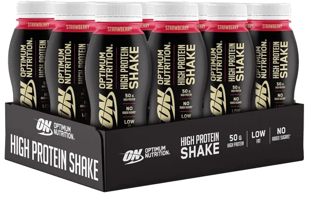 Optimum Nutrition High Protein Shake Aardbei 330ml