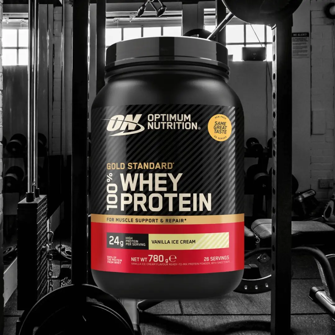Optimum Nutrition 100% Whey Gold Standard Vanilla Ice Cream - 768g