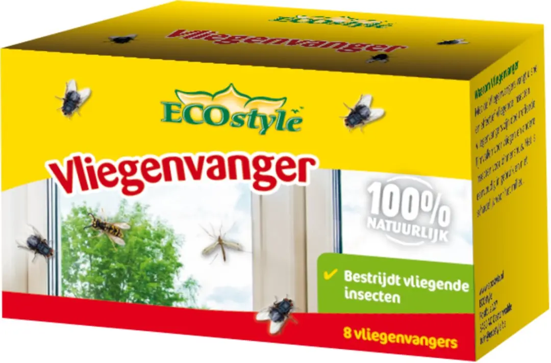 ECOstyle Vliegenvanger 8 Stuks - 10ml - Geel