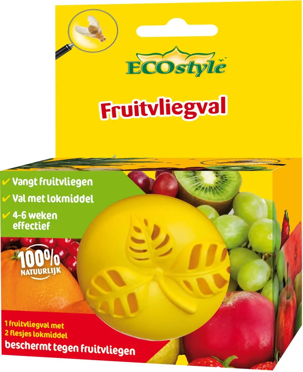 ECOstyle Fruitvliegval - 4-6 Weken - Transparant - afbeelding 6 van 6