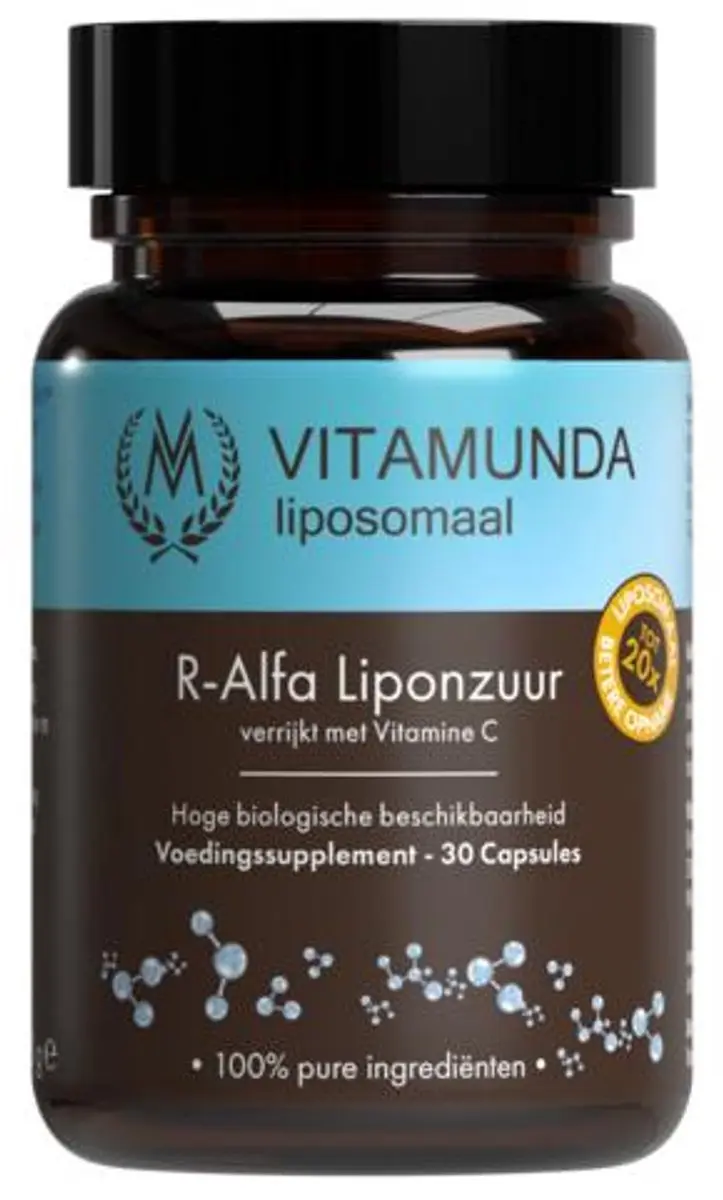Vitamunda Liposomale R-Alfa Liponzuur 30 Capsules