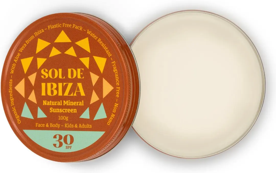 Sol de Ibiza Face & Body Cream SPF30 100ml - Natuurlijk & Vegan