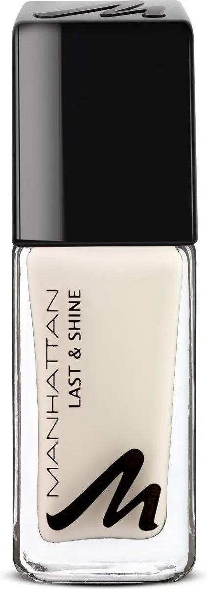 Manhattan Last & Shine Nail Polish 010 Paint It White