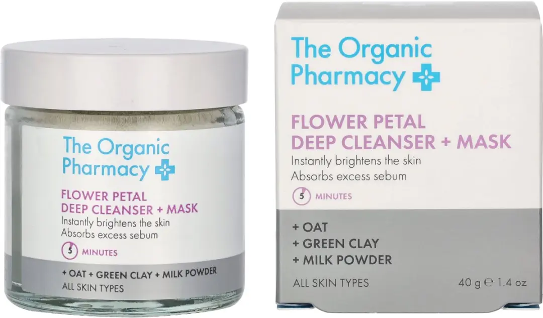 The Organic Pharmacy Flower Petal Deep Cleanser & Mask 40ml
