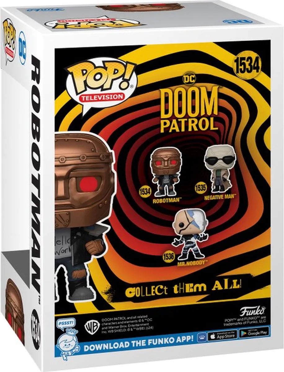 Funko Pop! Robotman DC Comics 75896 - Multicolor - afbeelding 2 van 4