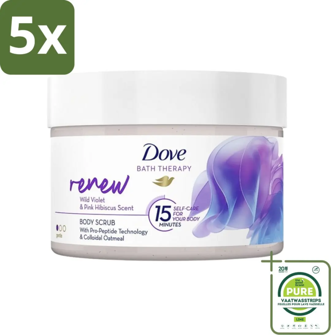 5 x Dove Bath Therapy Renew