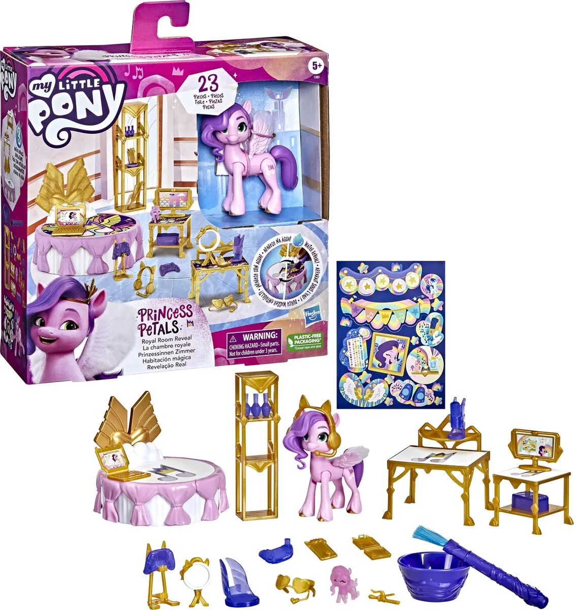 My Little Pony Royal Room Reveal Speelfigurenset F38835L0 - Meerkleurig