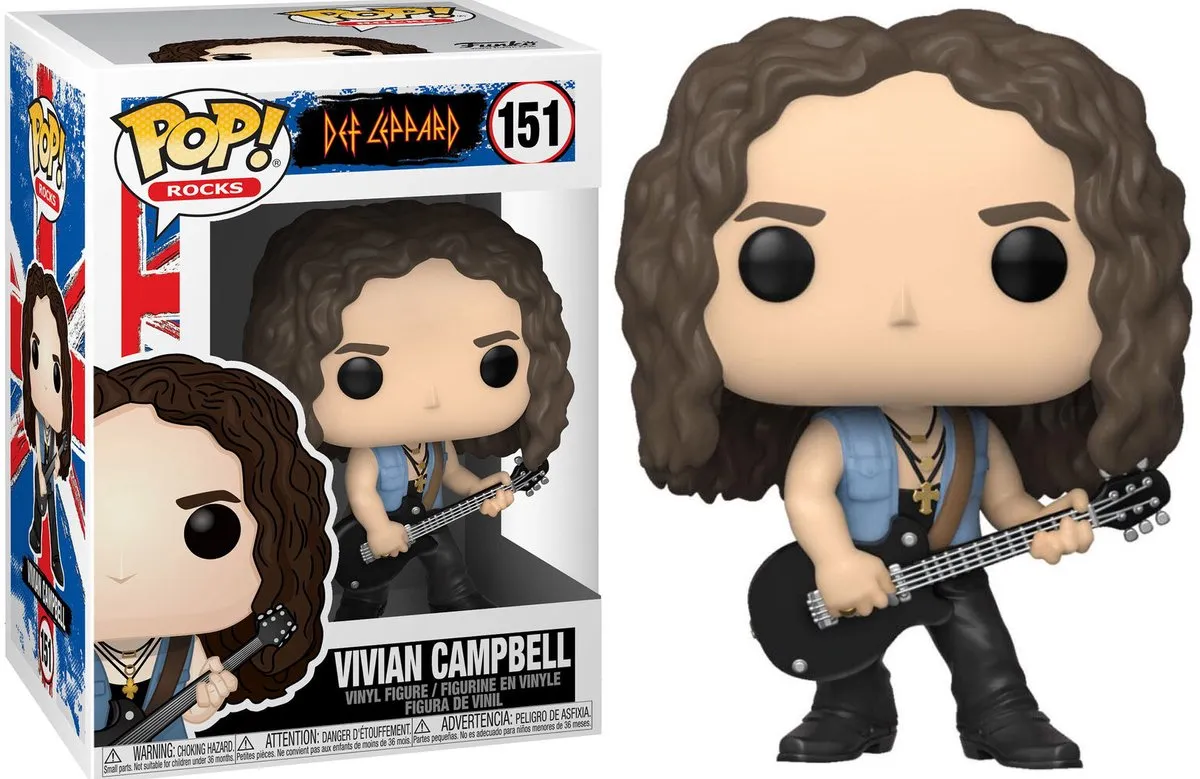 Funko POP Vivian Campbell Def Leppard Verzamelfiguur