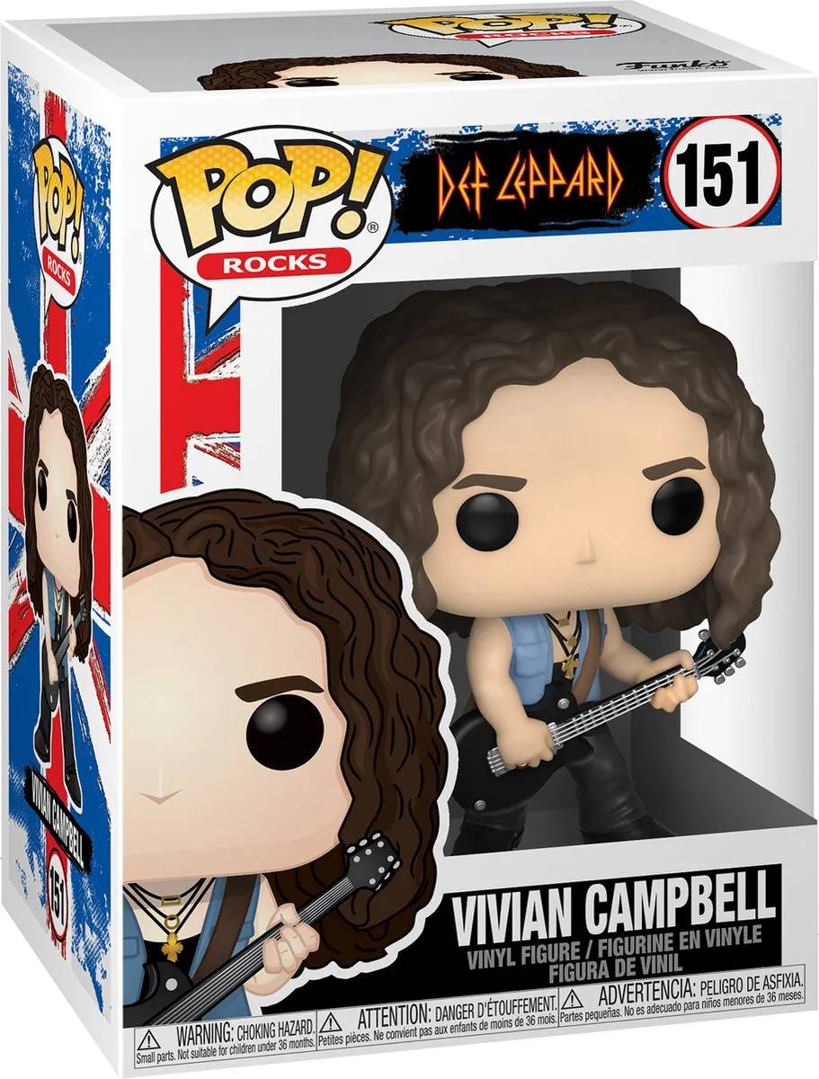 Funko POP Vivian Campbell Def Leppard Verzamelfiguur - Multi