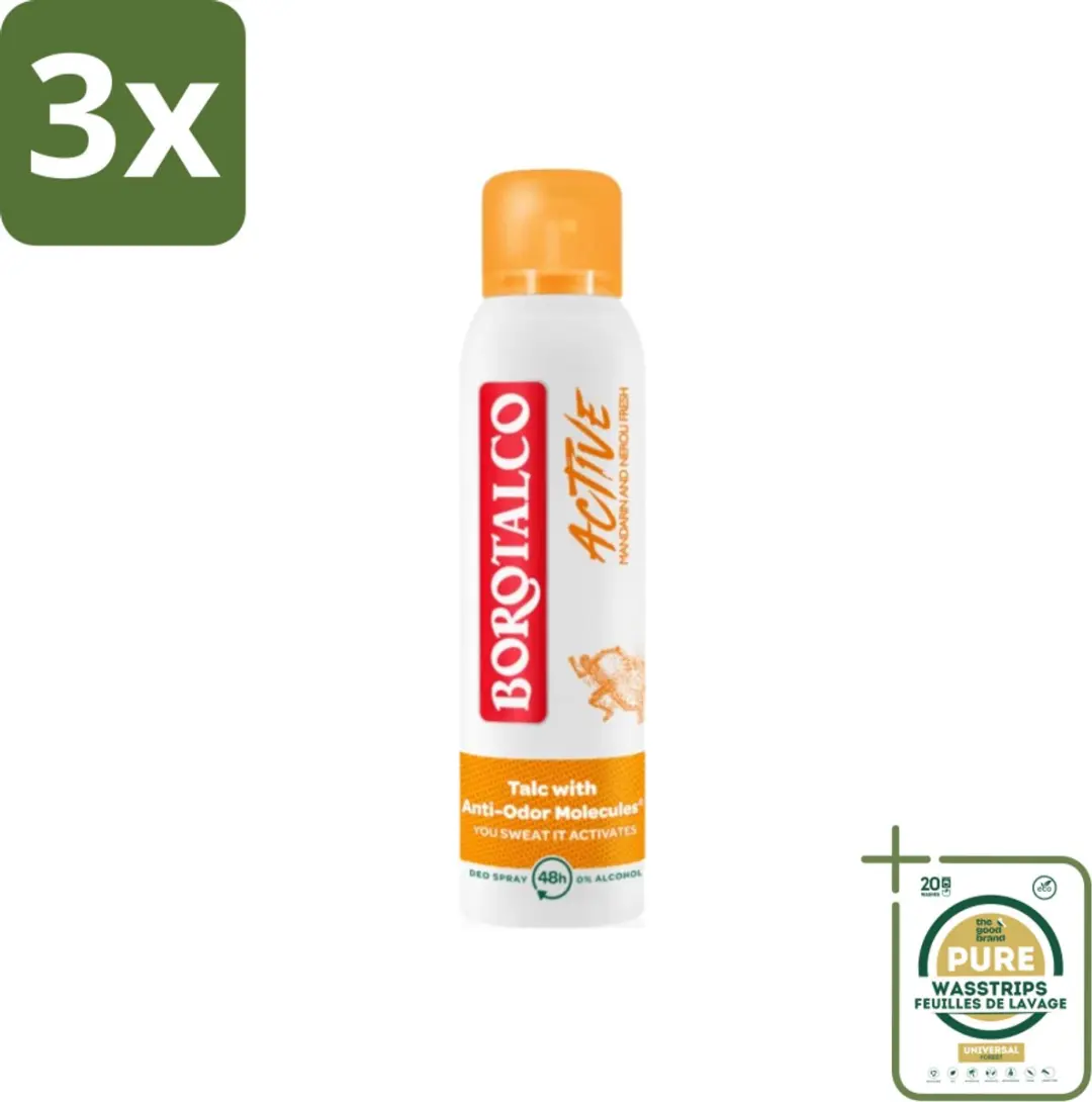 3 x Borotalco