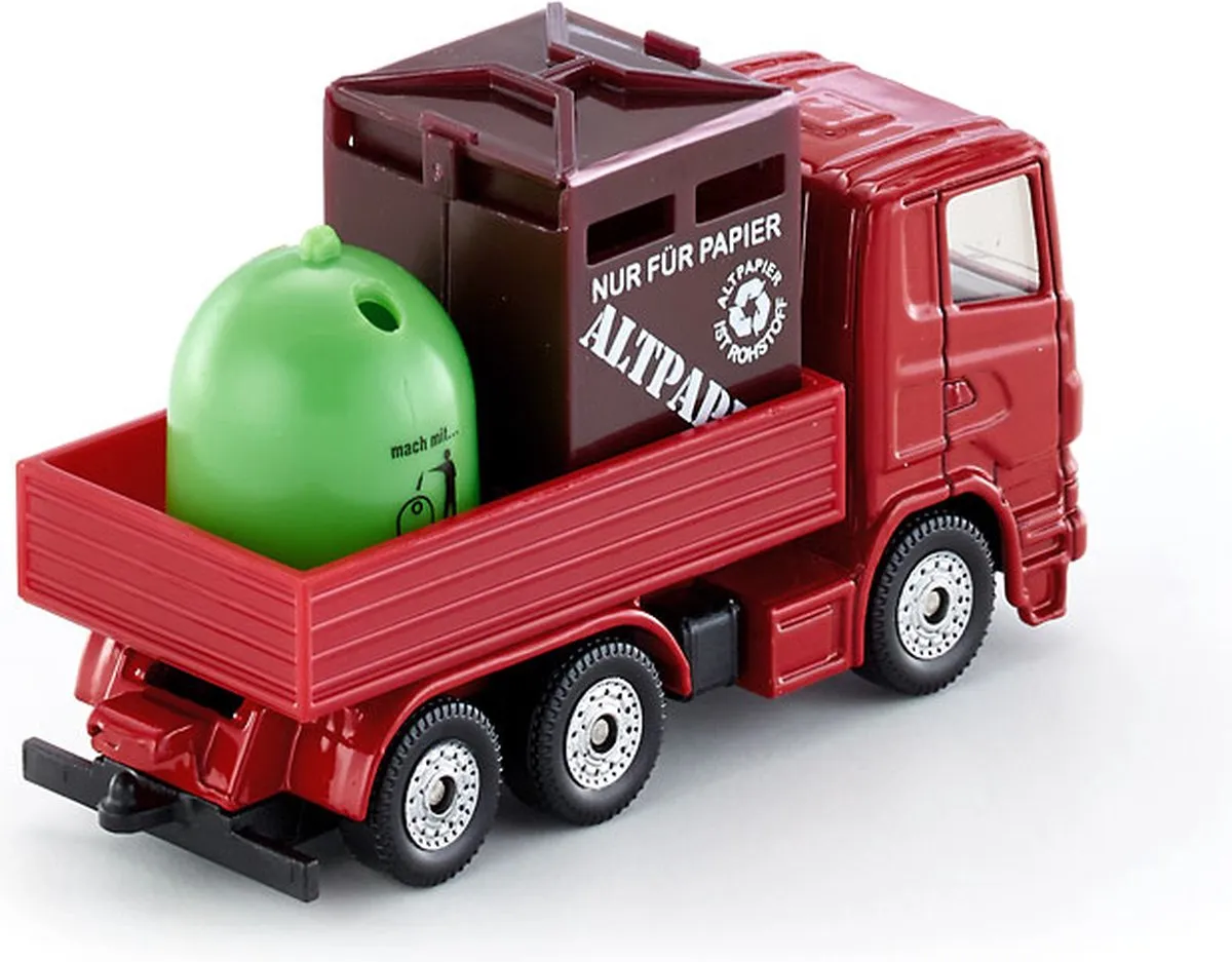 SIKU Recycle Vrachtwagen 0828 - Rood