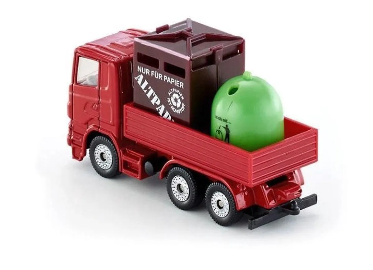 SIKU Recycle Vrachtwagen 0828 - Rood